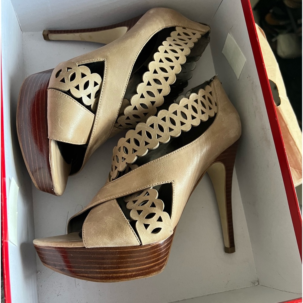 Beige Heels